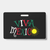 Leve Mexico Badge (Achterkant)