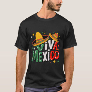 Leve Mexico peuters meisjes jongens Mexicaanse vla T-shirt