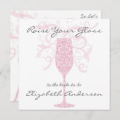 Lève ton invitation en verre (Devant / Derrière)