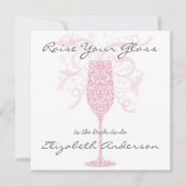 Lève ton invitation en verre (Devant)