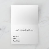 Lève une invitation en verre (Intérieur)