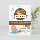 levée de fonds matinale de café INVITATION OU FLYE (Debout devant)