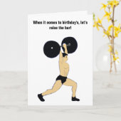 Levée de la carte d'anniversaire de la barre (Fleur jaune)