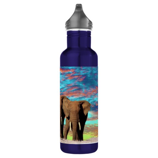 Levée de soleil de l'éléphant Opal, Bouteille d'ea (Droite)