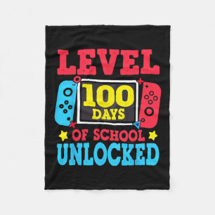 Level 100-dagen game-spel zonder vergrendeling op fleece deken