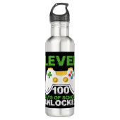 Level 100-dagen game-spel zonder vergrendeling op waterfles (Voorkant)