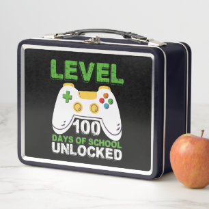 Level 100 Dagen School Ontgrendeld Gamer Videospel