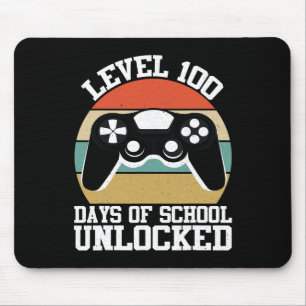 Level 100 dagen van school Complete Gamer Video Ga Muismat