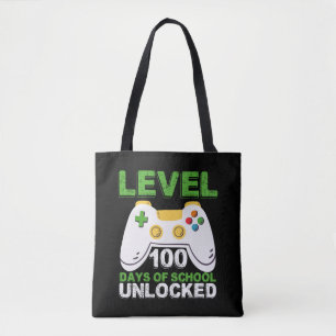 Level 100 Dagen Van School Ontgrendeld Gamer Video Draagtas