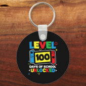 Level 100 Days of School Complete Game Controller Sleutelhanger (Voorkant)