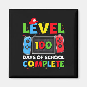 Level 100 Days of School Complete videogame 100e Magneet