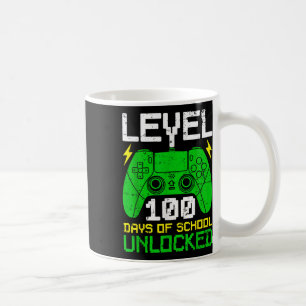 Level 100 Days of School ontgrendeld gaming jongen Koffiemok
