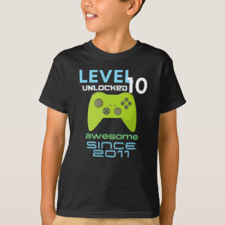 Level 10 Geweldige 2011-videokamer zonder vergrend T-shirt