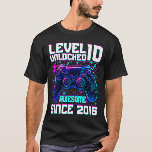 Level 10 Ontgrendeld Geweldig Sinds 2016 10e Verja T-shirt