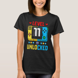 Level 11 Ontgrendeld 11e Verjaardag Gamen Geweldig T-shirt