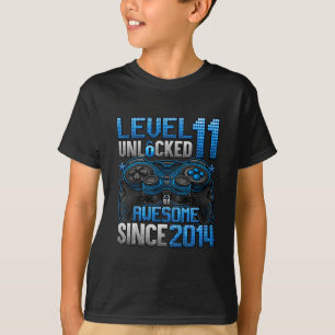 Level 11 Ontgrendeld Cadeaus voor 11-jarige Jongen T-shirt