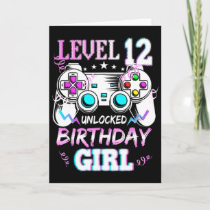 Level 12 Ontgrendeld Verjaardagsmeisje Videospel  Kaart