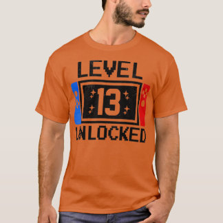 Level 13 Birthday jongens 13 jaar oude videogames  T-shirt