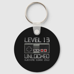 Level 13 Ontgrendeld 13e Verjaardag 13 Jaar Oude V Sleutelhanger