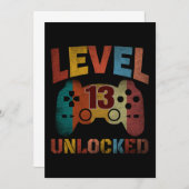 LEVEL 13 ONTGRENDELD KAART (Voorkant / Achterkant)