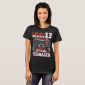 Level 13 Unlocked Official Teenager Video Game 13t T-shirt (Voorkant volledig)