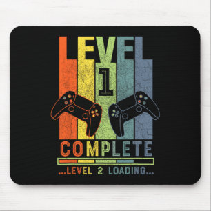 Level 1 Complete Gamer Cadeau 1 Jaar Trouwdag Muismat
