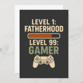 Level 1 Fatherhood, Level 99 Gamer Design Kaart (Voorkant / Achterkant)