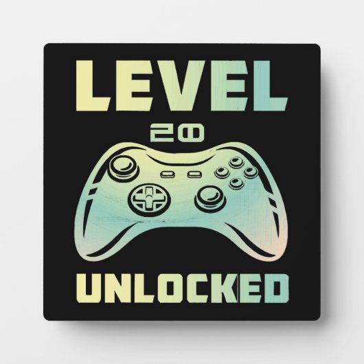 level 20 ontgrendeld fotoplaat (Voorkant)
