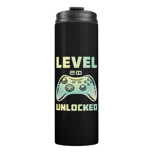 level 20 ontgrendeld thermosbeker (Voorkant)