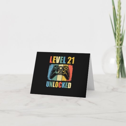 Level 21 ontgrendeld kaart (Voorkant)