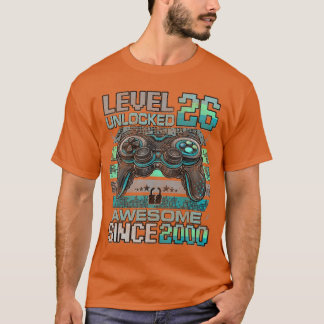 Level 26 Ontgrendeld Geweldig Sinds 2000 26e Verja T-shirt