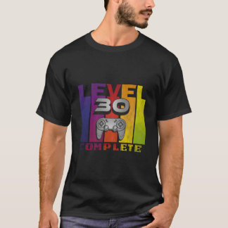 Level 30 Complete Gamer Nerd Geek Videogames T-shirt