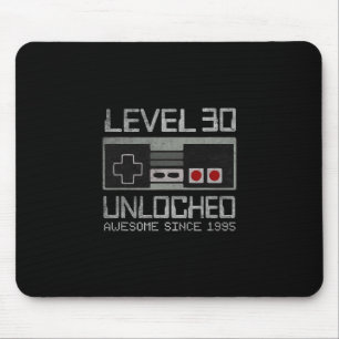 Level 30 Ontgrendeld 30ste Verjaardag 30 Jaar Oude Muismat