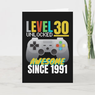 Level 30 Ontgrendeld Geweldig Sinds 1991 Kaart