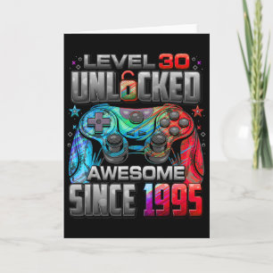 Level 30 Ontgrendeld Geweldig Sinds 1995 30e Verja Kaart