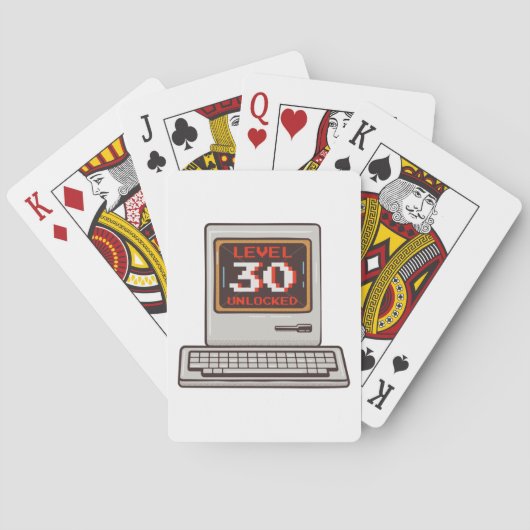 Level 30 ontgrendelde speelkaarten (Achterkant)