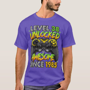 Level 38 Ontgrendeld Geweldig Sinds 1985 38e Verja T-shirt
