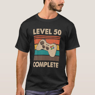 Level 50 Complete videogamer - 50th Wedding Anive T-shirt