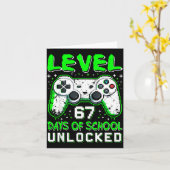 Level 67 Days Of School Unlocked Boys 67th Day Of Kaart (Gele Bloem)