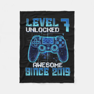 Level 7 ontgrendeld 7e verjaardag jongens video ga fleece deken