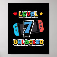 Level 7 Ontgrendeld 7e Verjaardag Kinderen Videosp