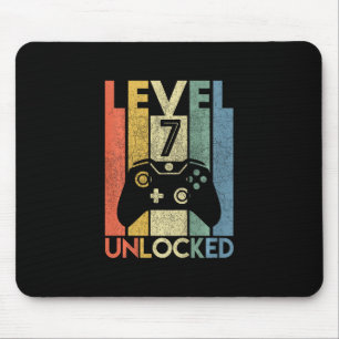 Level 7 Ontgrendeld Grappige Videogamer 7e Verjaar Muismat