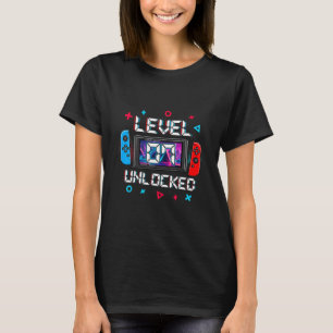 Level 7 Ontgrendelde Gamer 7e Verjaardagscadeau Vi T-shirt