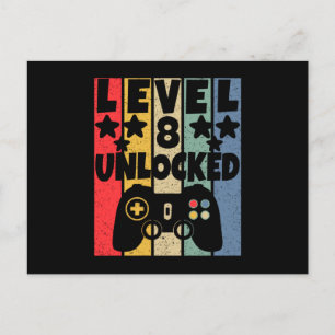 Level 8 Ontgrendeld Briefkaart