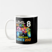 Level 8 Ontgrendeld Geweldig 2017 Videogames Verja Koffiemok (Links)
