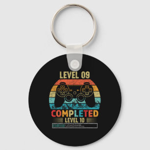 Level 9 Voltooid Level 10 Laden 9e Verjaardag Vi Sleutelhanger