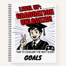 Level Up Afstuderen Notitieboek - Life Goals Journ