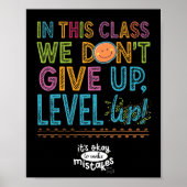 LEVEL UP CLASSROOM POSTER (Devant)