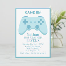 Level Up Feest | Videogame 8e Verjaardag Jongen