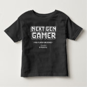 Level Up Gamer Papa Kind Next Gen Speler Matching Kinder Shirts (Voorkant)